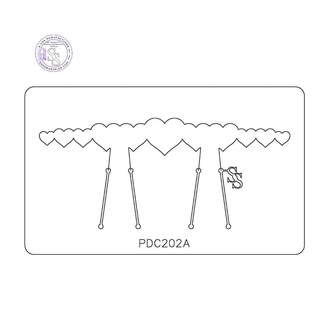 PANCAKE DIE PDC202 CUFF HEARTS